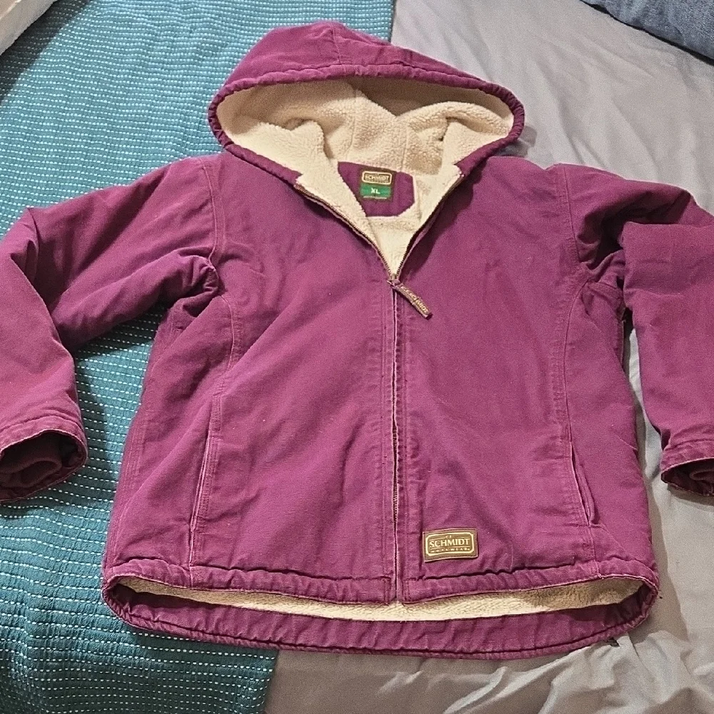 Carhartt Women's Purple Hooded Jacket - Picture 1 of 9